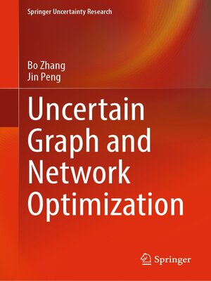 cover image of Uncertain Graph and Network Optimization